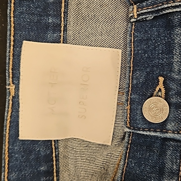 💕MOTHER SUPERIOR💕 The Lasso Heel Jeans ~ Let's Wine About It 32 NWT - Picture 15 of 16